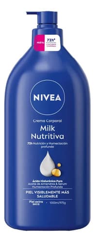 Nivea Body Milk Crema Hidratante Piel Seca 1000ml — imagen 1