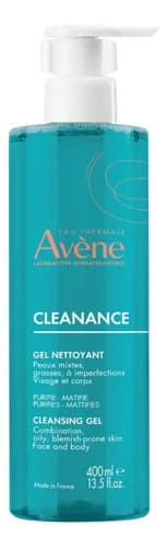 Avène Cleanance Gel Limpiador 400ml Piel Grasa — imagen 1