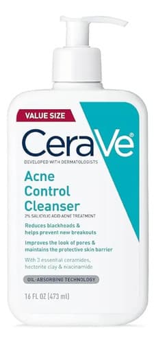 CeraVe Limpiador Facial Anti-Acné Ácido Salicílico 473ml — imagen 1