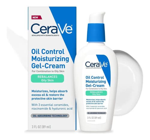 CeraVe Oil Control Gel-Crema Hidratante Facial Piel Mixta — imagen 1