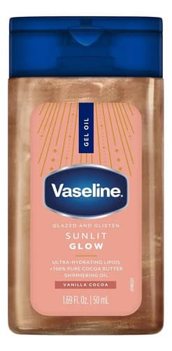 Vaseline Aceite Corporal Brillo Vainilla Cocoa 50ml — imagen 1