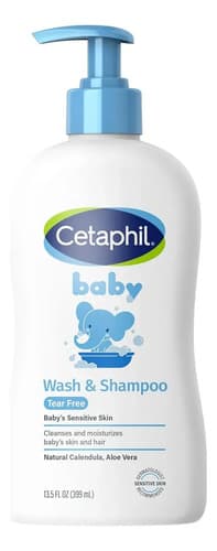 Cetaphil Baby Wash & Shampoo Caléndula 2 en 1