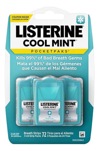 Listerine Cool Mint PocketPacks 3 Unidades — imagen 1
